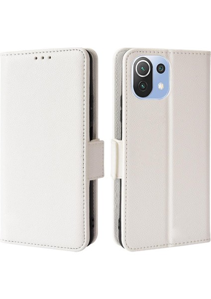 Xiaomi Mi 11 Lite 5g/4g Kart Yuvaları Tutucu Pu Deri Manyetik (Yurt Dışından)