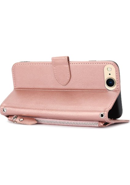 Iphone 6 Için Flip Case/7/ 8 Pu Deri Anti Scratch Kart Tutucu Kickstand (Yurt Dışından)