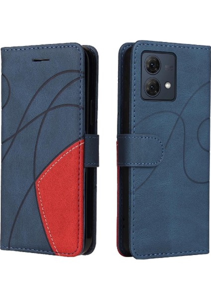 Kart Yuvası Standı Kickstand Koruyucu Pu ile Motorola G84 5g Için Kılıf (Yurt Dışından)