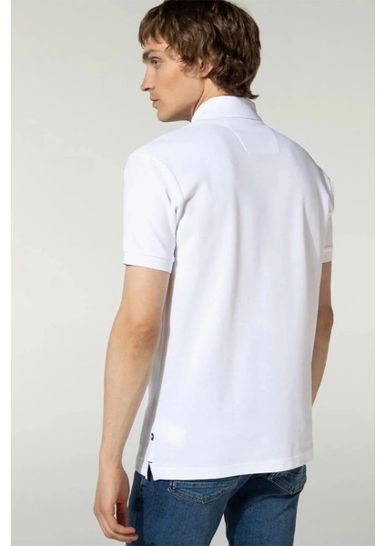 Nautıca Erkek Classıc Fit Beyaz Kısa Kollu Polo modelleri