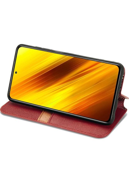 Xıaomı Poco X3 Nfc Zarif Iş Çevirme Kapağı Moda Tasarımı (Yurt Dışından)