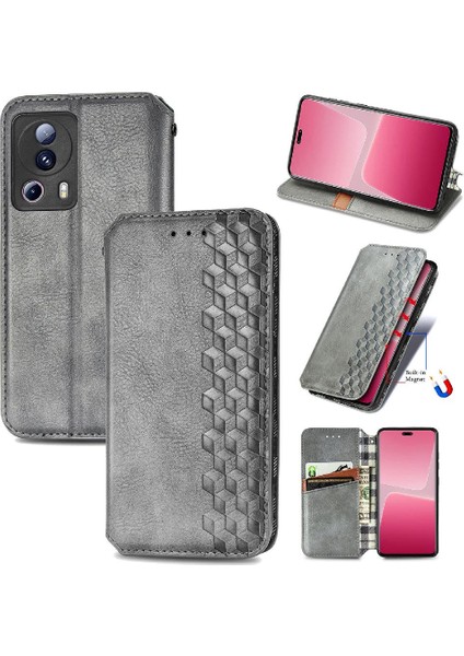 Xıaomı 13 Lite Için Kılıf Kılıf Kapak Kapak Moda Tasarım Cüzdan (Yurt Dışından)
