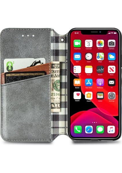Apple IPhone 11 Için Kılıf Promax Flip Kapak Zarif Iş Deri Kılıf (Yurt Dışından)