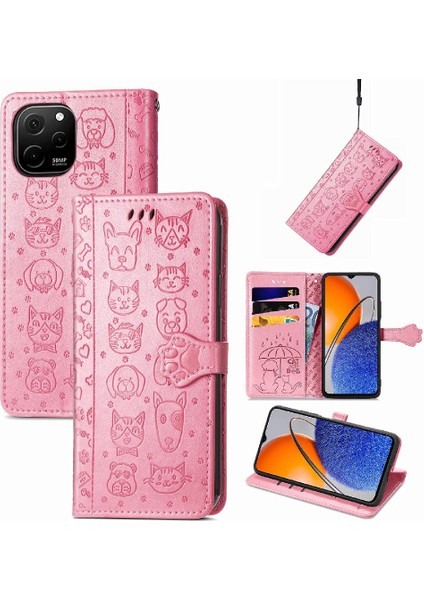 Huawei Nova Y61 Darbeye Karikatür Hayvanlar Için Kılıf Kapak Çevirin Kısa Vaka (Yurt Dışından) fiyatları