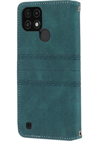 Realme C21 Için Flip Case/realme C20 Pu Deri Manyetik Kapatma Cüzdan (Yurt Dışından) indirimleri