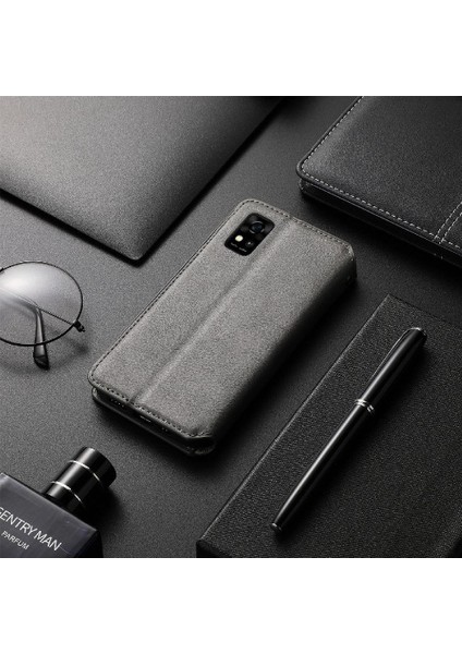 Zte Blade Flip Flip Kapak Zarif Iş Deri Kılıf Cüzdan (Yurt Dışından)