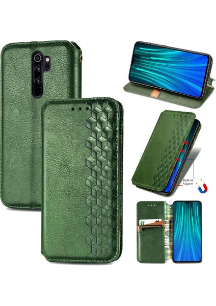 Xıaomı Redmi Not 8 Pro Zarif Iş Deri Kılıf Moda (Yurt Dışından)