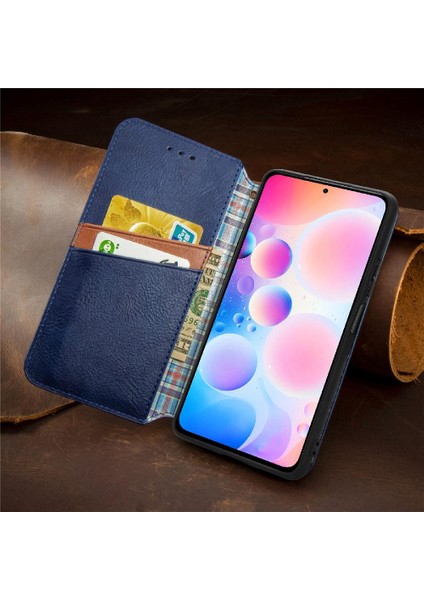 Xıaomı Redmi Için Kılıf K40 Pro Zarif Iş Deri Kılıf Cüzdan Çevirin (Yurt Dışından) fırsatları