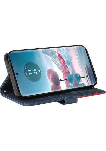 Motorola Kenar 40 Neo 5g Pu Deri Flip Folio Kılıf Kickstand ile (Yurt Dışından) fiyatları