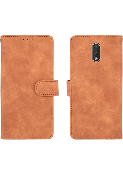 Nokia 2.3 Için Kılıf Tam Koruma Deri Folio Flip Case Koruyucu (Yurt Dışından)