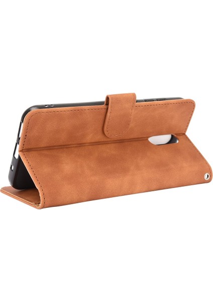 Nokia 2.3 Için Kılıf Tam Koruma Deri Folio Flip Case Koruyucu (Yurt Dışından)