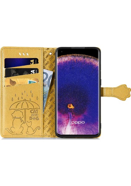 Oppo Bulmak Için Kılıf X5 Flip Kapak Karikatür Hayvanlar Deri Kılıf Kısa (Yurt Dışından)