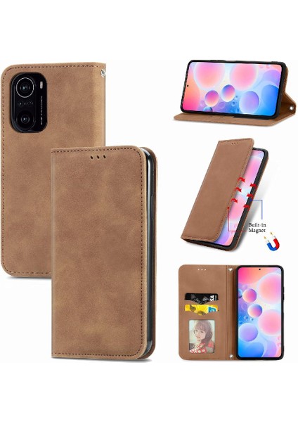 Redmi Için Kılıf K40/K40 Pro Kılıf Cüzdan Kapak Kapak Darbeye (Yurt Dışından)