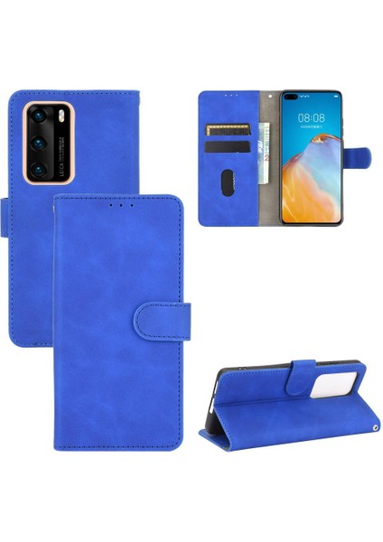 Kart Tutucu Kickstand Koruyucu Kapak ile Huawei P40 Için Kılıf Tam (Yurt Dışından)