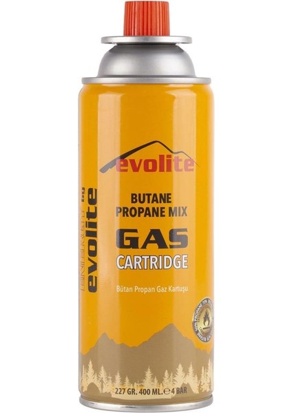 Butane Propane Valfli 227 Gr. Gaz Ocak Kartuşu