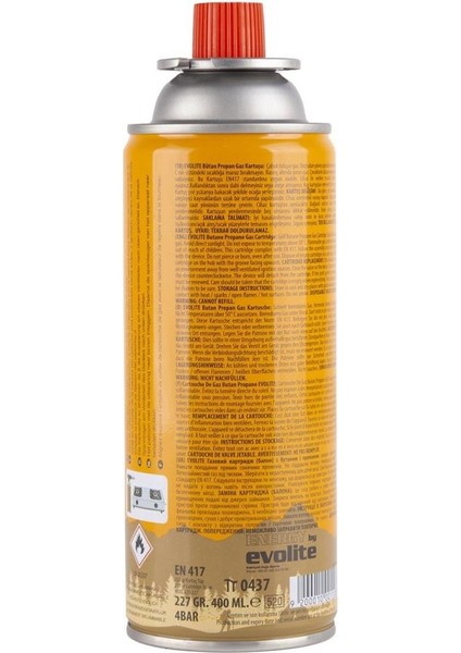 Butane Propane Valfli 227 Gr. Gaz Ocak Kartuşu modelleri