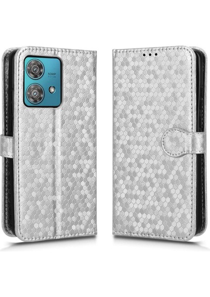 Motorola Kenar 40 Neo 5g Manyetik Toka Deri Cüzdan Kapak Için Kılıf (Yurt Dışından)