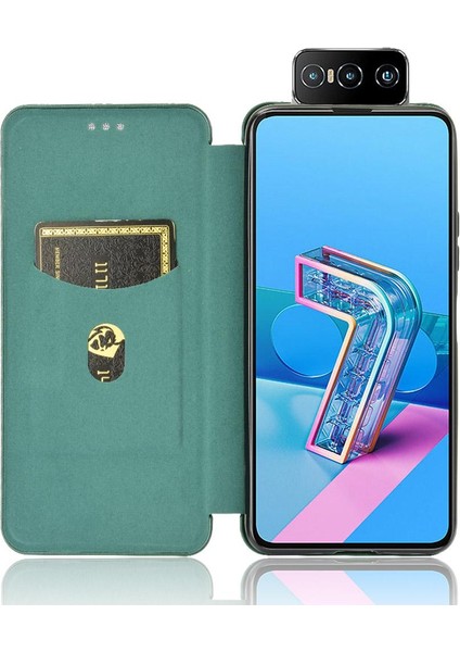 Mays Home1 Asus Zenfone 7 ZS670KS Kart Ekleme Için Kılıf Tam Koruma Deri (Yurt Dışından)