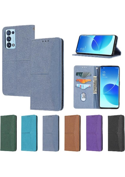 Mays Home1 Oppo A93 5G/A74 5G/A54 5G/A93S Kredi Kartı Tutucu Flip Folio Kitap Için Kılıf (Yurt Dışından)