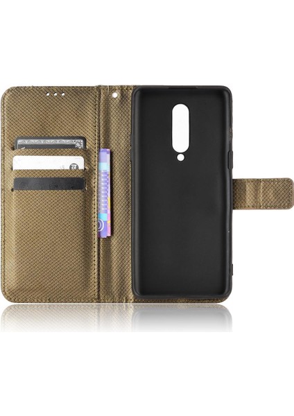 Oneplus 8 Için Kılıf Kapak Kart Tutucu Manyetik Cüzdan Kickstand (Yurt Dışından)