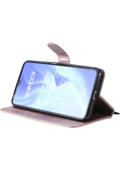 Kart Yuvası Yüksek Cüzdan ile Xiaomi Mi Cc9 Klasik Düz Renk Için Flip Case (Yurt Dışından)