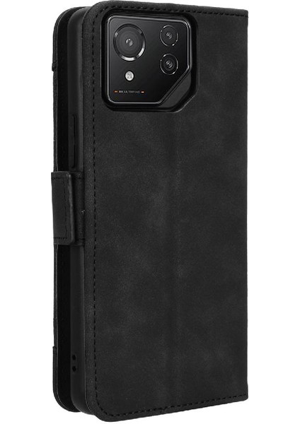 Asus Rog Telefon 8 5g Manyetik Kapatma Deri Cüzdan Kapak Kartı (Yurt Dışından)