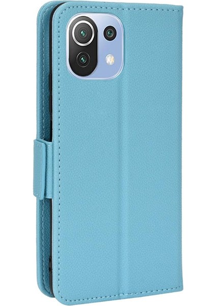 Xiaomi Mi 11 Lite 5g/4g Kart Yuvaları Tutucu Pu Deri Manyetik (Yurt Dışından)