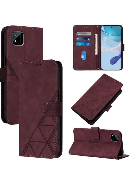 Realme C21 Için KILIF/C20 Kredi Kartı Tutucu Cüzdan Kapak Flip Folio Kitap Pu (Yurt Dışından)