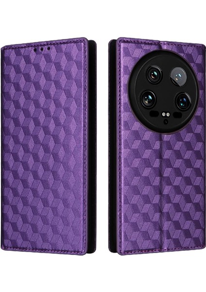Xiaomi 14 Için Kılıf Ultra Cüzdan 3D Desen Kart Yuvaları Tutucu Pu Deri (Yurt Dışından)