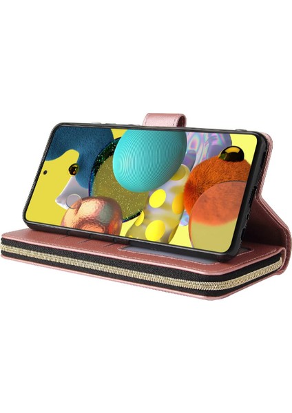 Samsung Galaxy A52 5G/A52S Cüzdan Durumda 9 Kart Yuvaları ile Flip (Yurt Dışından)