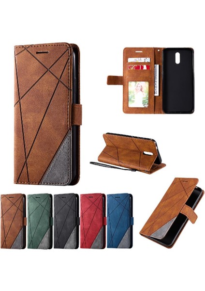 Nokıa 2.3 Için Kılıf Pu Deri Cüzdan Flip Folio Manyetik Kart Tutucu (Yurt Dışından)