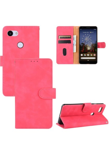 Google Piksel 3A Xl Deri Folio Flip Case Tam Koruma Için Kılıf (Yurt Dışından)