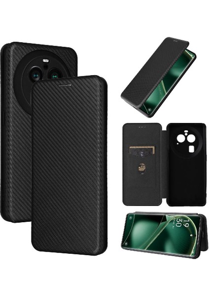Xiaomi Redmi Poco X6 Pro Manyetik Karbon Fiber Kart Ekleme Için Kılıf (Yurt Dışından)