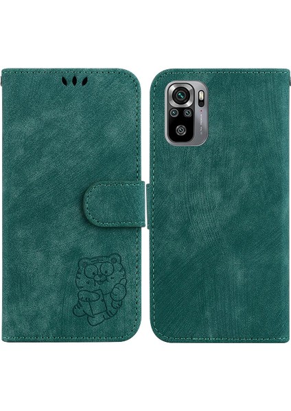 Xiaomi Redmi Için Not 10 4G/10S Kart Cep Flip Folio Kabartmalı Sevimli (Yurt Dışından)