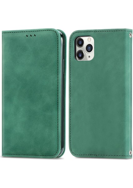 Iphone 11 Için Kılıf Pro Deri Kılıf Darbeye Basit Iş Cüzdan (Yurt Dışından)