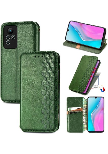 Infinix Not 11 Için Kılıf Cüzdan Fonksiyonu Deri Çanta Zarif Flip (Yurt Dışından)