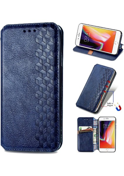 Apple IPhone 8 Için Kılıf Artı/7 Artı Deri Kılıf Cüzdan Fonksiyonu Flip (Yurt Dışından)