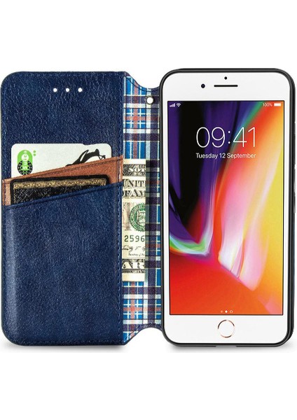 Apple IPhone 8 Için Kılıf Artı/7 Artı Deri Kılıf Cüzdan Fonksiyonu Flip (Yurt Dışından) modelleri