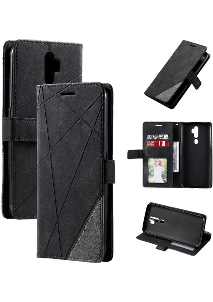 Oppo A5 Için Kılıf 2020/A9 2020 Manyetik Pu Deri Kart Tutucu Kickstand (Yurt Dışından) modelleri