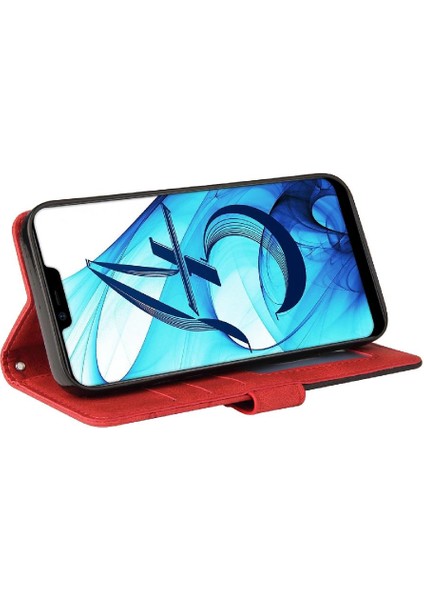 Kart ile Oppo A5/A3S Kickstand Koruyucu Iki Renkli Dikiş Için Kılıf (Yurt Dışından)