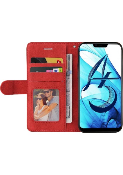 Kart ile Oppo A5/A3S Kickstand Koruyucu Iki Renkli Dikiş Için Kılıf (Yurt Dışından)