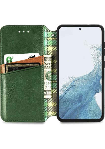 Samsung Galaxy S23 Kılıf Için Kılıf Moda Tasarımı Zarif Flip (Yurt Dışından) modelleri