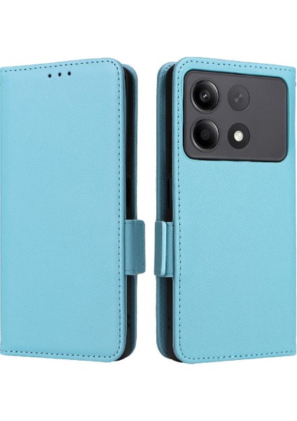 Xiaomi Poco X6 Neo 5g Pu Deri Cüzdan Kart Yuvaları Tutucu Yan (Yurt Dışından)