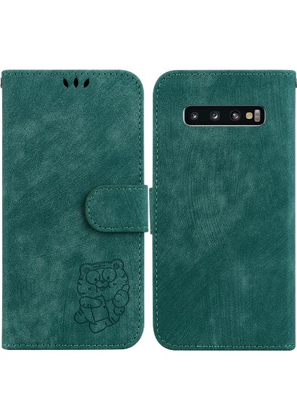 Samsung Galaxy S10 Artı Cüzdan Kılıf Tutucu Kapak Çevirin Folio Kart (Yurt Dışından)