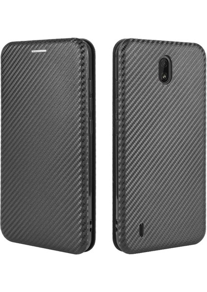 Nokia C2 Deri Folio Flip Case Için Kılıf Tam Koruma Kartı Ekleme (Yurt Dışından)