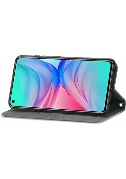Infinix Sıcak 10 Kordon Fermuar Deri Çanta Cüzdan Basit (Yurt Dışından)