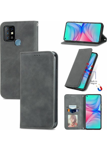 Infinix Sıcak 10 Kordon Fermuar Deri Çanta Cüzdan Basit (Yurt Dışından) fiyatları