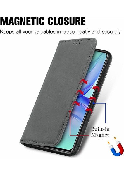 Infinix Sıcak 10 Kordon Fermuar Deri Çanta Cüzdan Basit (Yurt Dışından) modelleri