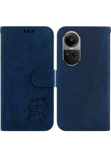 Oppo Oppo 10 Pro 5g Için Kılıf Tutucu Kapak Cüzdan Kılıf Flip Folio Kabartmalı (Yurt Dışından)