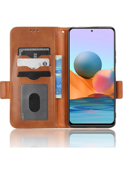 Mays Home1 Xiaomi Redmi Not 10 Pro Max Cüzdan 3 Kart Tutucu Görüntüleme Standı (Yurt Dışından)